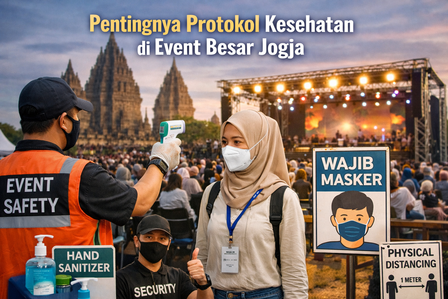 Langkah Sederhana Menerapkan Protokol Kesehatan untuk Keberhasilan Event Besar di Jogja