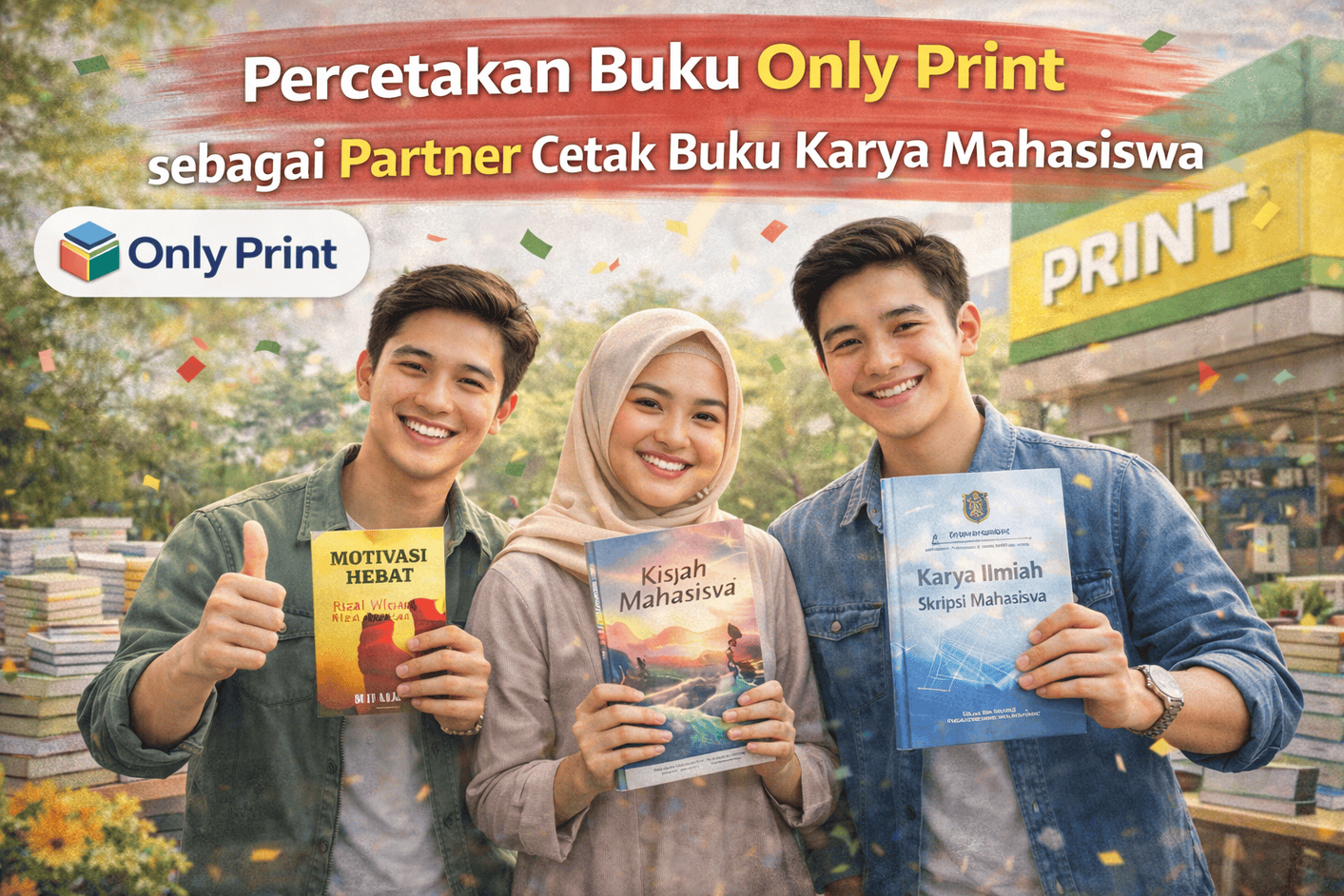 Percetakan Buku Only Print sebagai Partner Cetak Buku Karya Mahasiswa